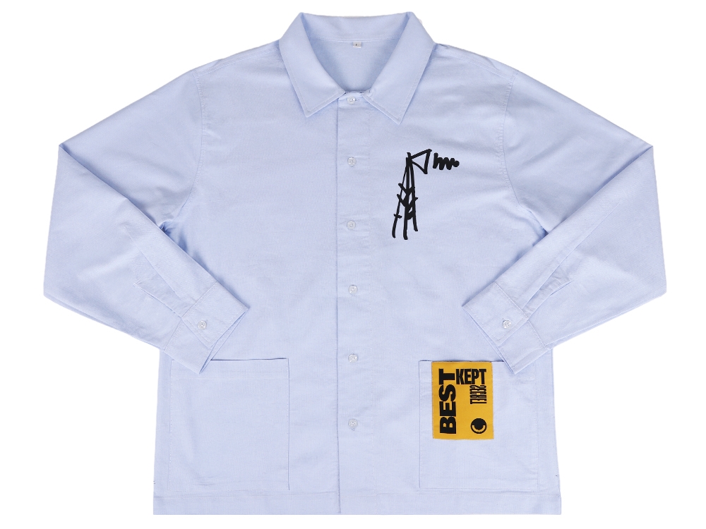Radio tower blouse Blue