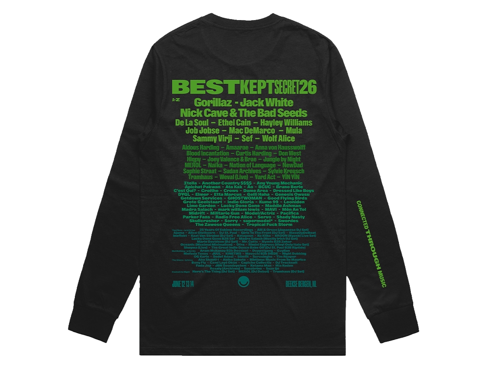 Line up Longsleeve BKS 2026 Black