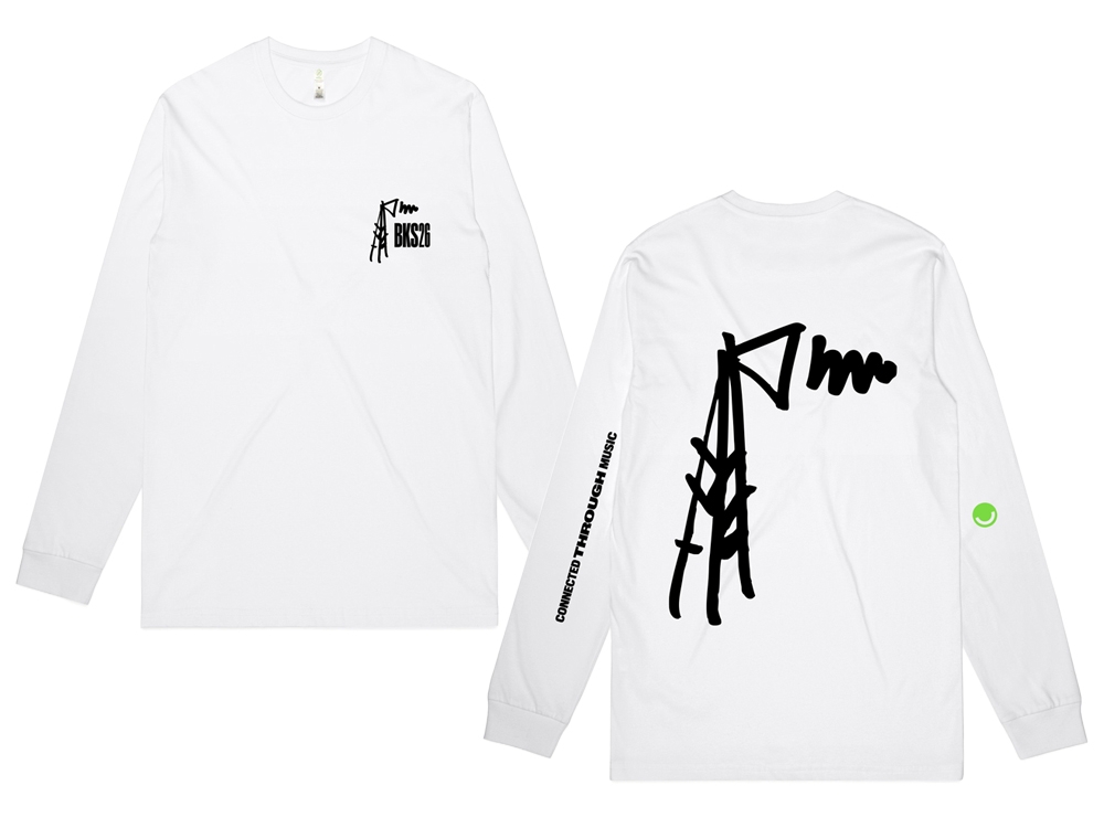 Limited Edition Radio Tower Tee Longsleeve White