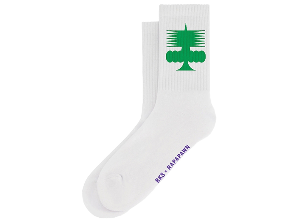 Crewsocks BKS 2025 White / Green