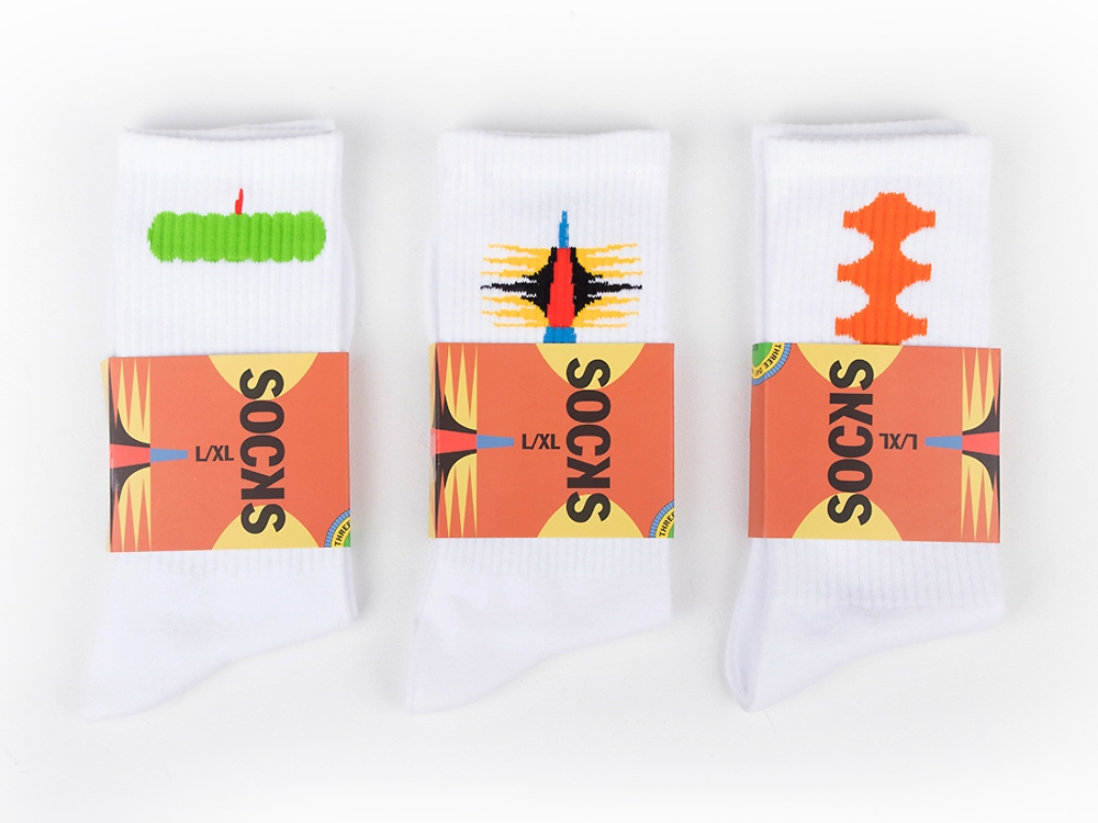 BKS X Rapapawn collab socks Bundle - 3 pairs