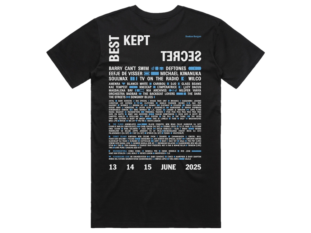 Line-up T-shirt BKS 2025 Black