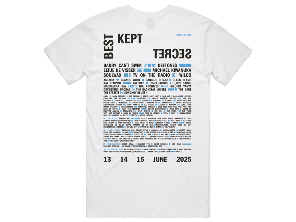 Line-up T-shirt BKS 2025 White