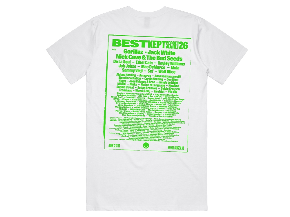 Line up t-shirt BKS 2026 Green