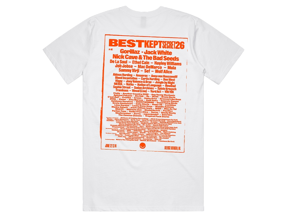 Line up t-shirt BKS 2026 Orange