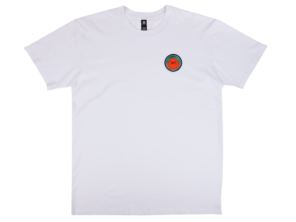 T-shirt met patch White